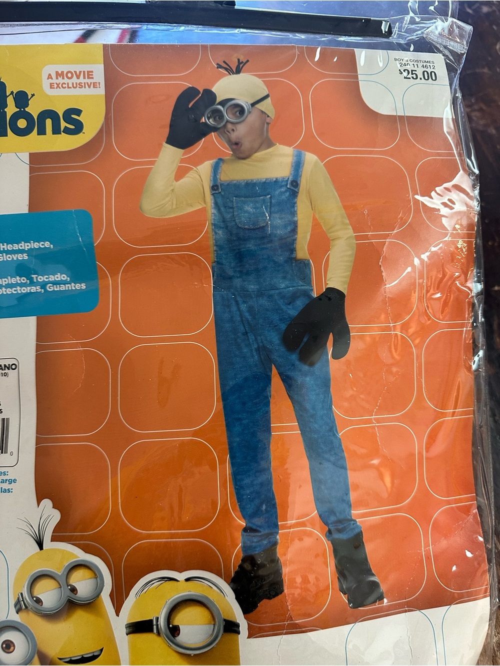MINIONS Children’s Halloween Costume Sz Medium (5-7)